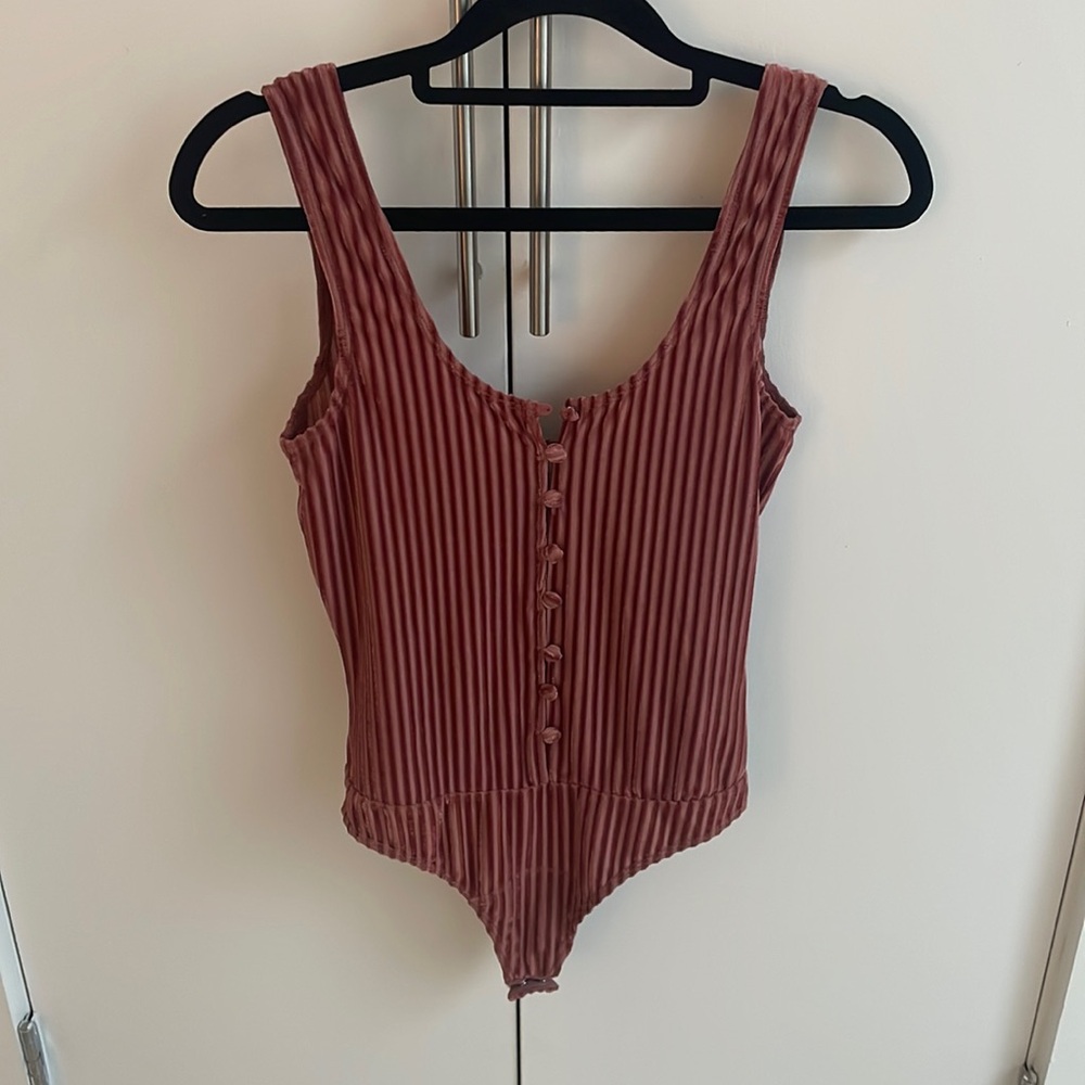Privacy Please Rose Bodysuit